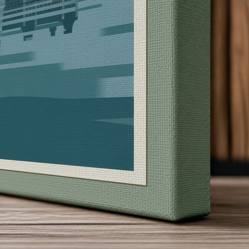 Print, 24x16 - 61.0 x 40.6 cm, Sage Border