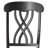 Alyssha Solid Wood Cross Back Side Chair-2016610184
