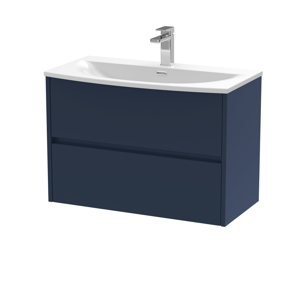 Havana 810mm Single Bathroom Vanity with Drop In Vitreous China Basin