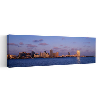 Sunset, San Diego, California, Usa Abstract Contemporary City Ocean Wall Art