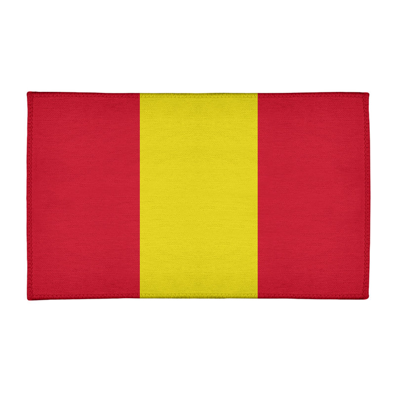 Tapis rouge à rayures de hockey national, Rectangle 2 pi x 3 pi
