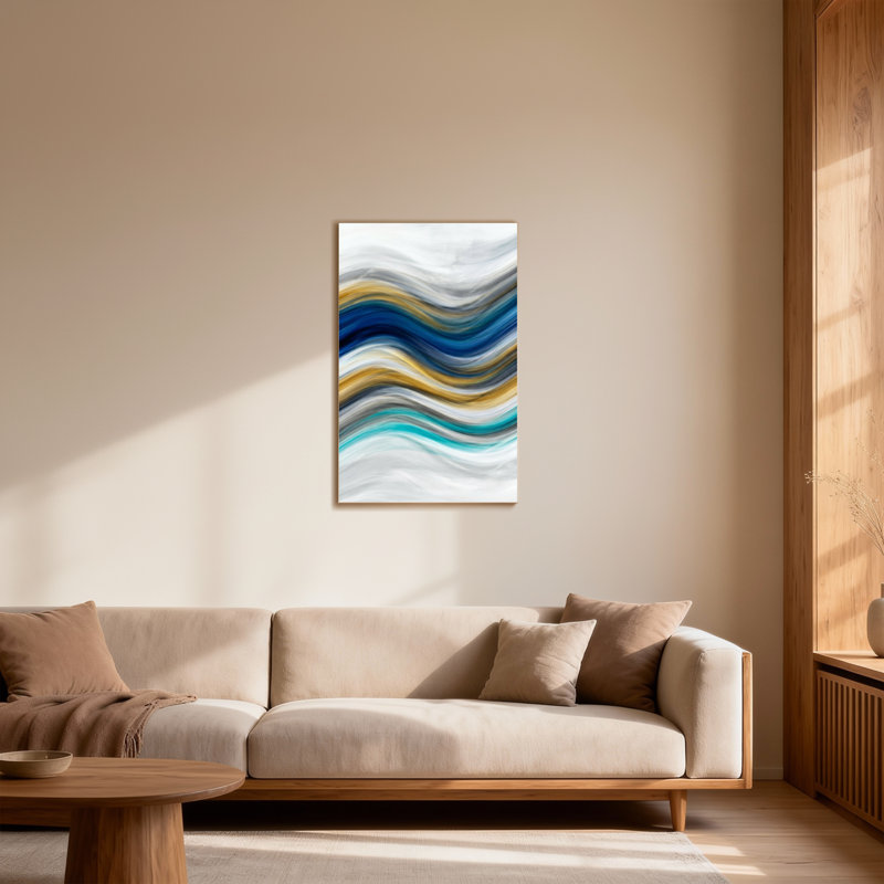Motif de dégradé de couleur océanique abstrait