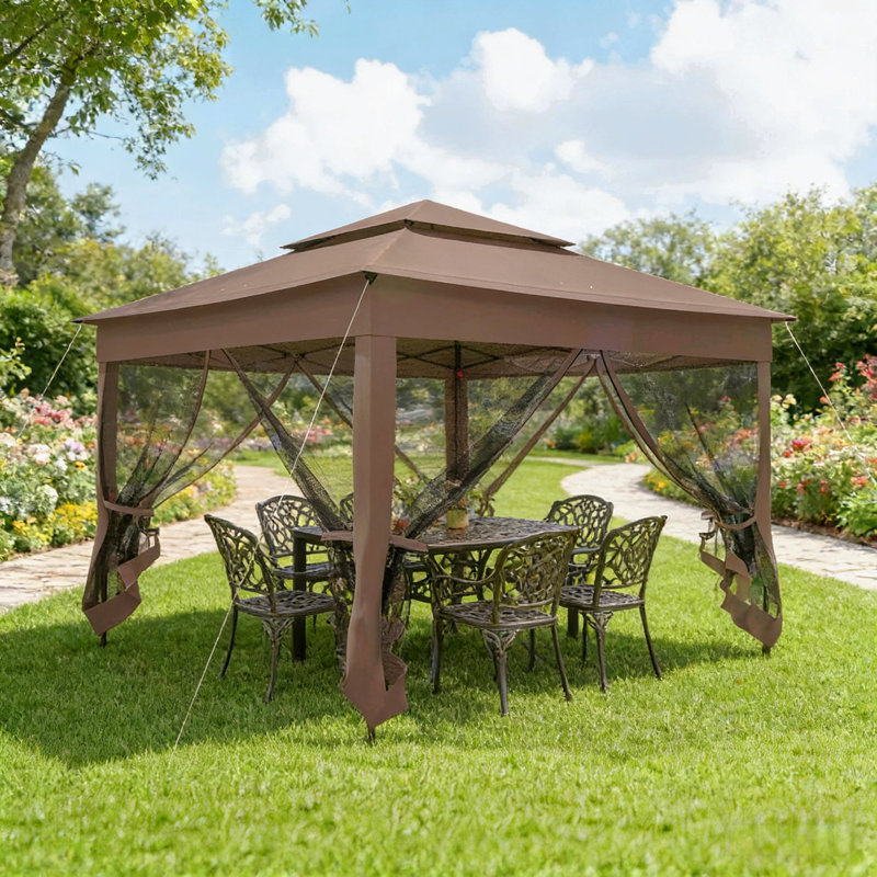 Abri de jardin pratique, auvent escamotable pour l'extérieur
