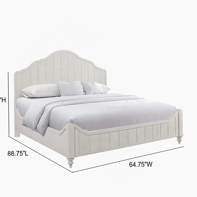 Queen Panel Bed - Cement, Queen