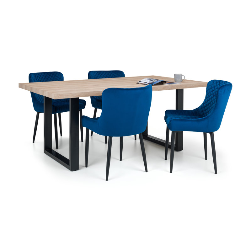 Wynnfield 4 - Person Dining Set, Blue