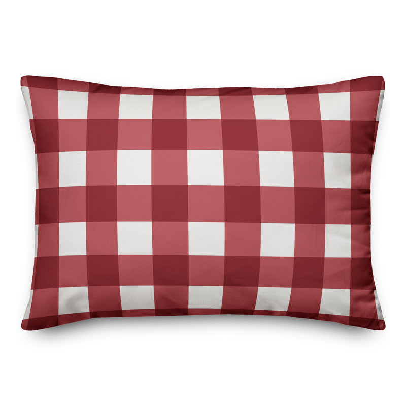 Plaid Throw Pillow
