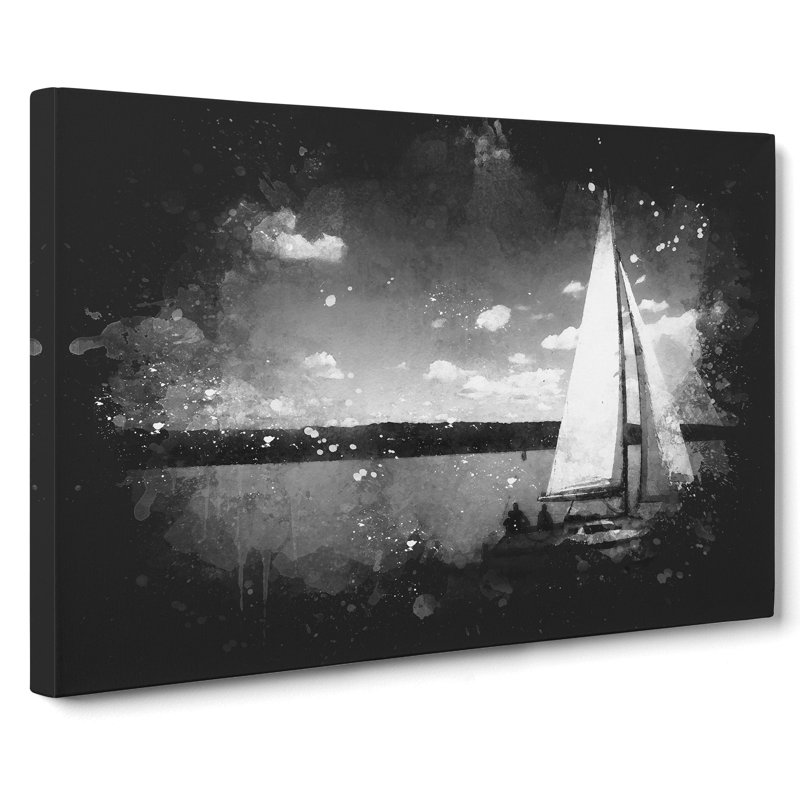 Sailing Boat Vol.3 - Wrapped Canvas Print, 60cm H x 91cm W x 3cm D