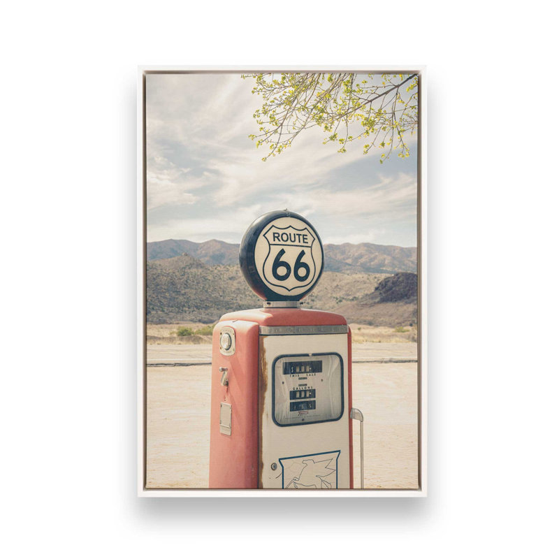 "Carburant", reproduction d'art sur toile, 24 po x 36 po, Cadre flottant blanc opaque