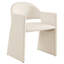 Fauteuil de salle à manger en velours Talia Performance-105770580