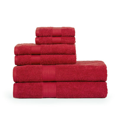 Towel Set of 6 100% Cotton 600 GSM