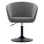 Velvet Swivel Barrel Chair-2003668693