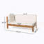 BANC D'ANGLE GAUCHE EN X