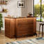 Wrap Around 62" Home Bar Cabinet With Led Lights, 4-Tier Storage, Glass Holder & Foot Rail; U-Shaped Cocktail Bar Stand For Home Pub Or Basement