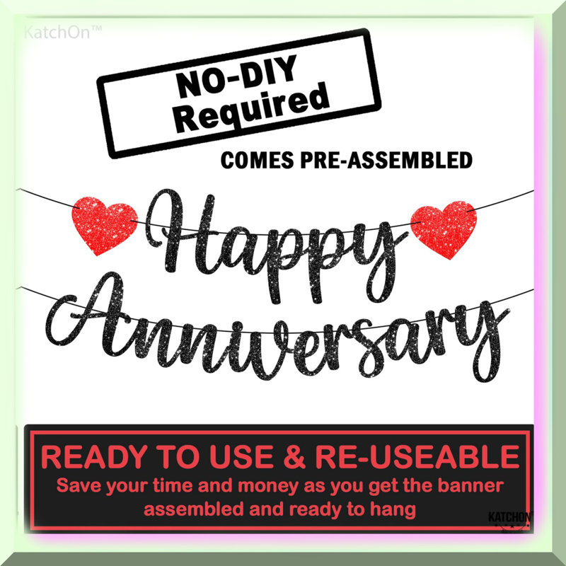 24th Celebration Silver Glitter Banner