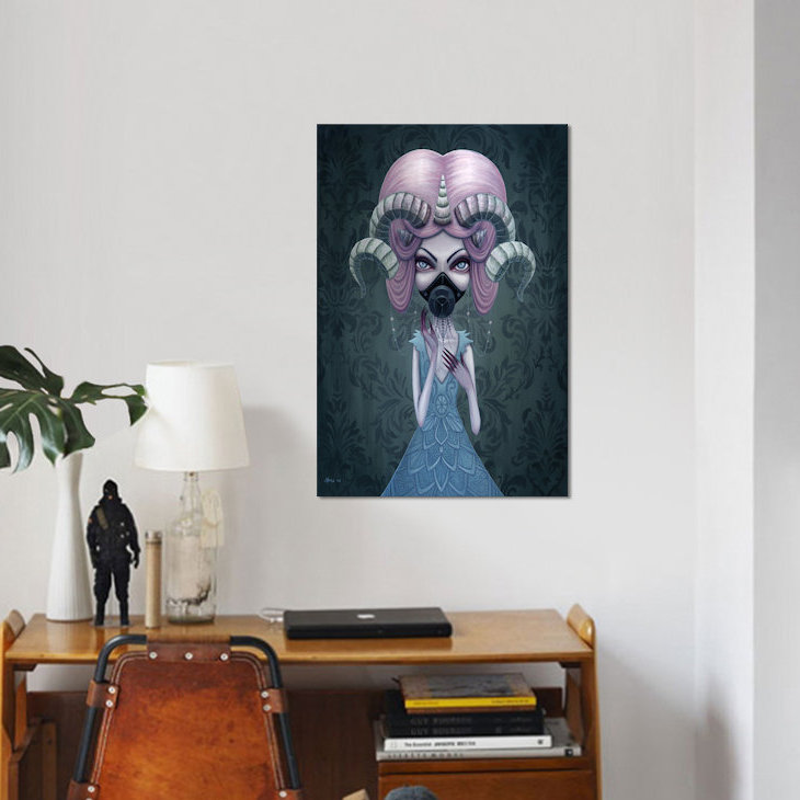 « aurora », impression sur toile, H 26 po x l 18 po x P 1,5 po, Pas de tapis, Toile tendue