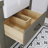 Keighley 30" Carrara White Marble Countertop Bath Vanity in Rustic Sienna with Mirror-286659540-286659546