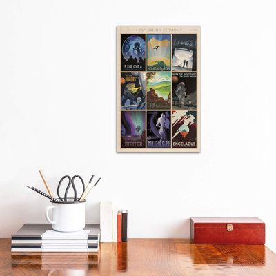 Explore the Cosmos 1 Piece Wrapped Canvas Wall Art