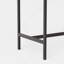 Ensemble de table de bar avec 4 tabourets de bar en polyuréthane avec dossier, gris, l 47,24 po x l 23,62 po x H 35,43 po