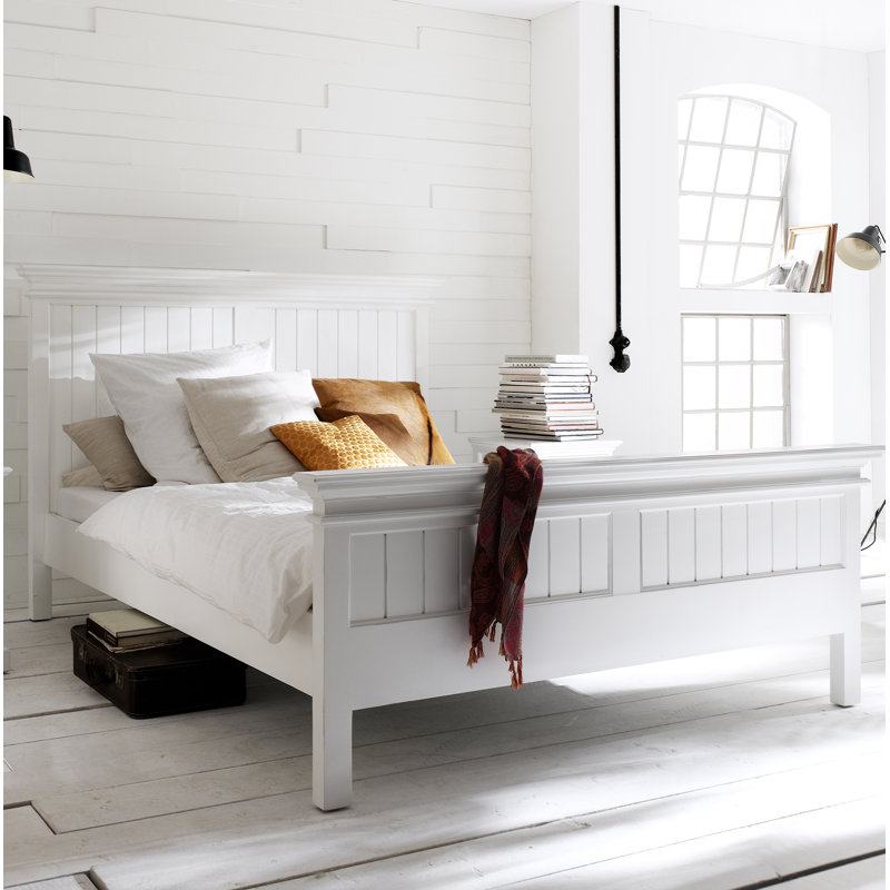 Halifax Solid Wood Platform Bed, King