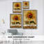 Reproduction encadrée FLORAL Series CDLxxv - bois massif-1365381270