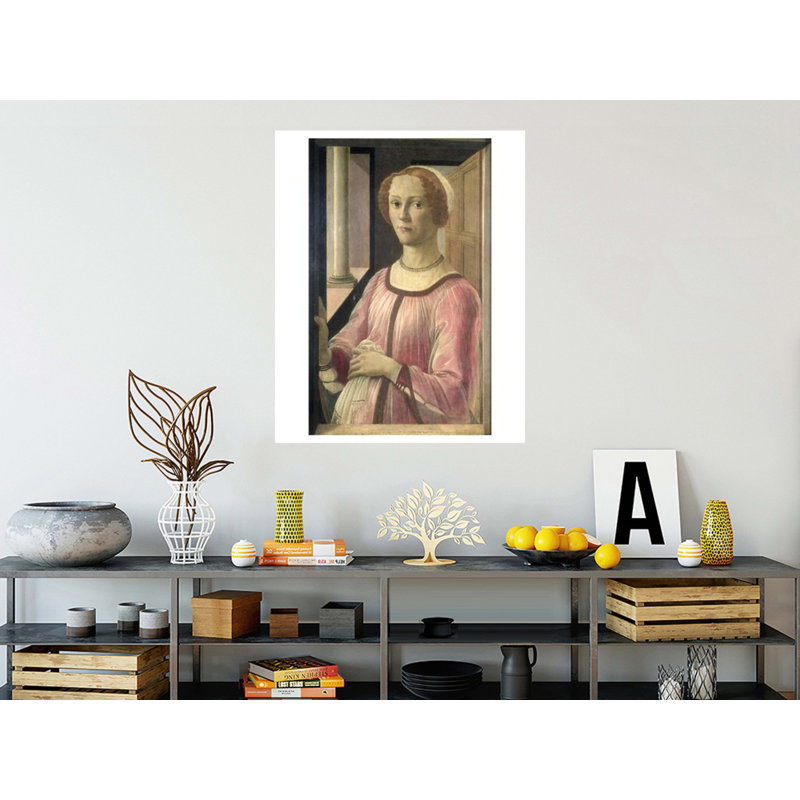 Smeralda Bandinelli grand-mère du sculpteur Baccio Bandinelli c.1471 par Sandro Botticelli - Impression giclée