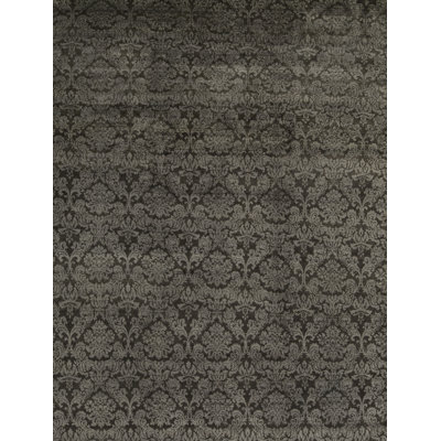 Wool Damask Area Rug