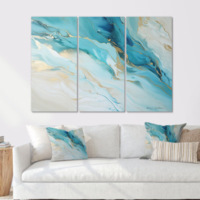 Orrie - ensemble d'art mural sur toile Glacier