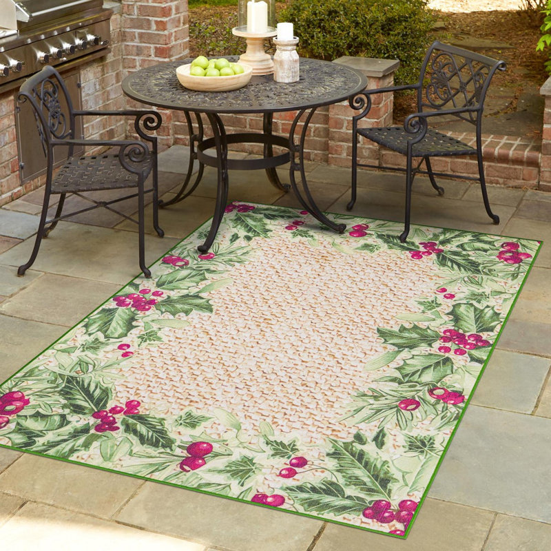 Tapis d'extérieur Jill Zarin, Rectangle 2 pi x 3 pi 1 po