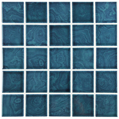 Carreau de mosaïque en porcelaine pour plancher et mur 12 "x 12" Resort