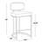 Fixed-Height Counter Stool
