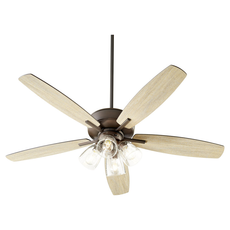Aromas 52'' Ceiling Fan with LED Lights, Oiled Bronze