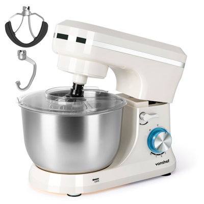 VonShef Stand Mixer 1000W, Electric Food Mixer and 4.5L Bowl