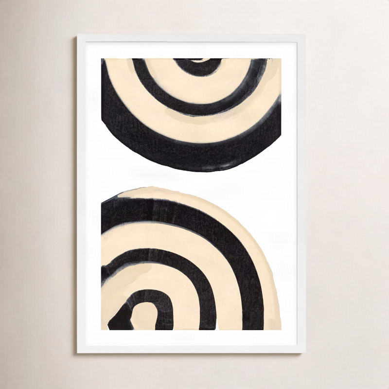 «Passages 2» par Andrea Stokes - reproduction de cadre photo, L 26,5 po x H 38 po, Cadre blanc