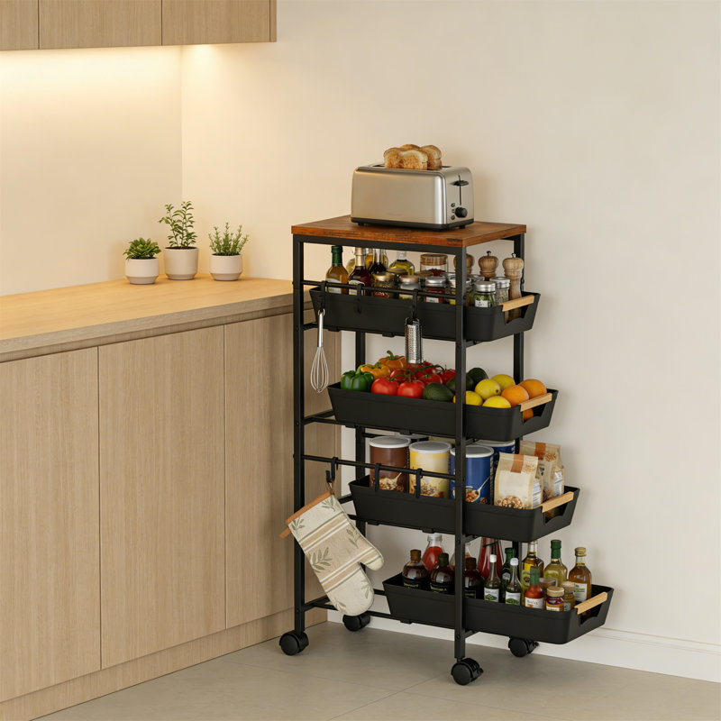 Metal Bar Cart