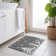 Machine Washable Indoor/Outdoor Christmas Reindeer Xhevrie Gray Rug