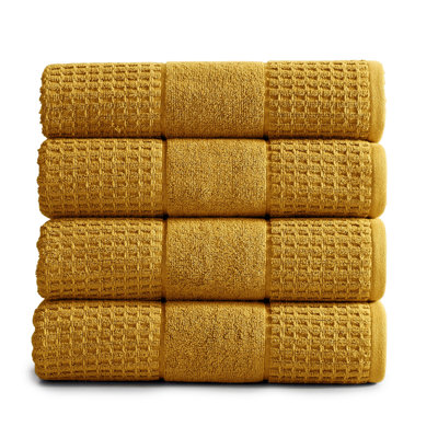 Aneko 4 Piece 100% Cotton Towel Set