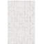 Tapis damassé en laine et coton ivoire / gris touffeté à la main Grayci-1899174080