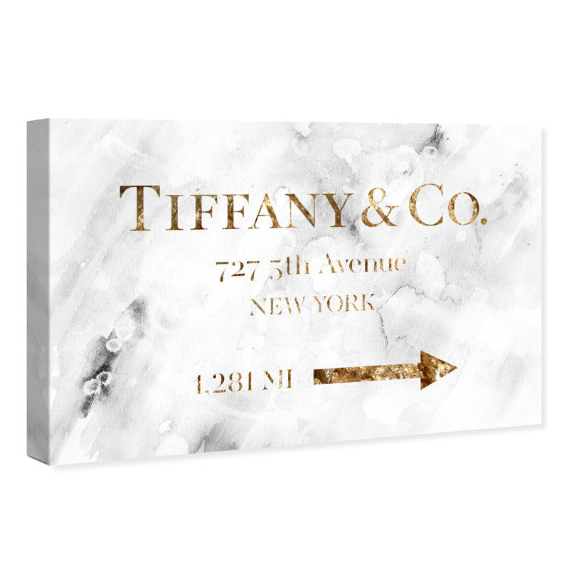 Contemporary White and Bronze Fashion Canvas Wall Art