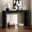 Table d'entrée de 60 pouces avec tiroirs dissimulés, console avec cascade rustique et pieds épais-321643834