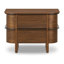 Theo Nightstand-Dark Brown Walnut Veneer
