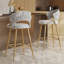 Tabouret de comptoir 25,2 po Kristyn-300186276