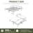 55" W Outdoor 2 In 1 Patio Daybed-2078236662-2078236663