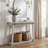 Chul 43.3" Traditional Console Table With Curved Edge Top-1670600184