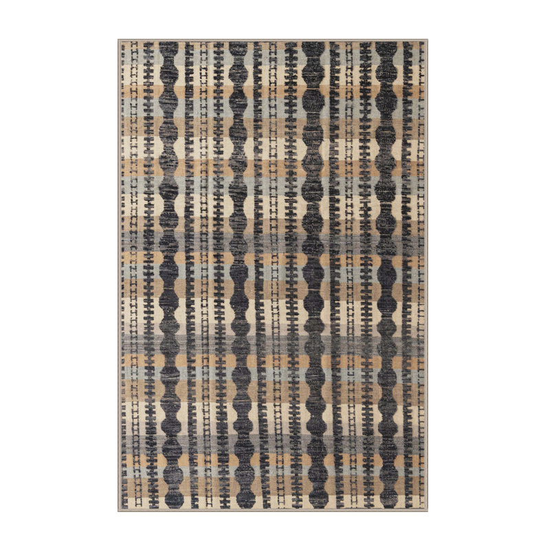 Abstract Indoor Rug, Rectangle 7' x 9'