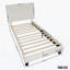 Lit plateforme en tissu d'ameublement-1335435445
