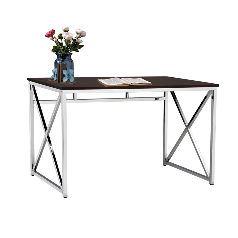 Bureau en MDF Madison / chrome Madison