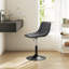 Tarquin Swivel Upholstered Adjustable Height Counter Stool-952882039