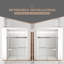 Porte de douche sans cadre l 56 "à 60" x H 76 "-115110774