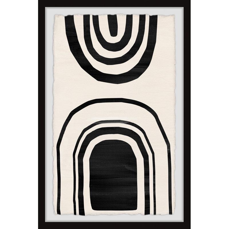 Tunnel Of Uncertainty - Single Picture Frame Painting, 30cm H x 20cm W x 3.81cm D
