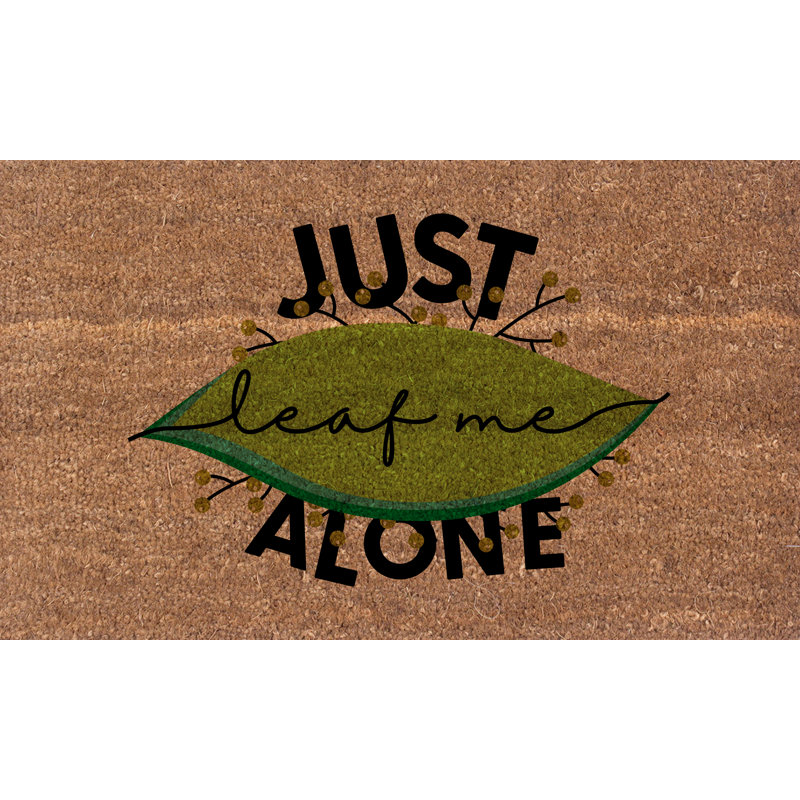 Paillasson Fatos Just Leaf Me Alone, L 22 po x L 36 po